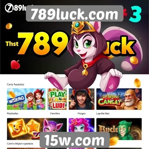 Variedade de jogos disponíveis em 789luck.com